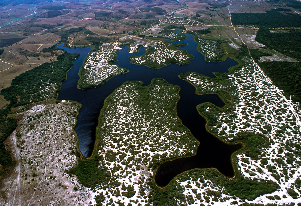 Lagoa Guanandy, município de Itapemirim, ES. 
